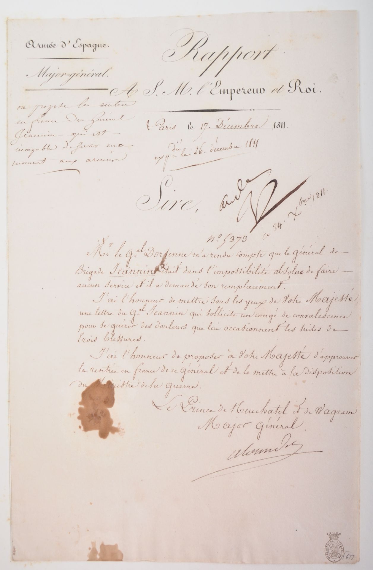 NAPOLEONIC WARS - EXCEPTIONAL COLLECTION OF LETTERS - Image 24 of 216