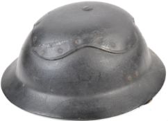 ORIGINAL WWII CIVIL DEFENCE ARP CROMWELL PROTECTOR FIBRE HELMET