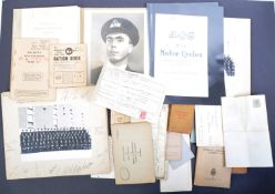 COLLECTION OF ASSORTED MILITARY RELATED PHOTOS & PAPERWORK