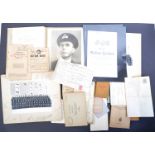 COLLECTION OF ASSORTED MILITARY RELATED PHOTOS & PAPERWORK