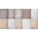 NAPOLEONIC WARS - EXCEPTIONAL COLLECTION OF LETTERS