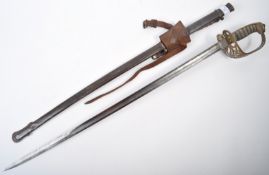 ANTIQUE 19TH CENTURY BRITISH ENGINEERS VOLUNTEER SWORD