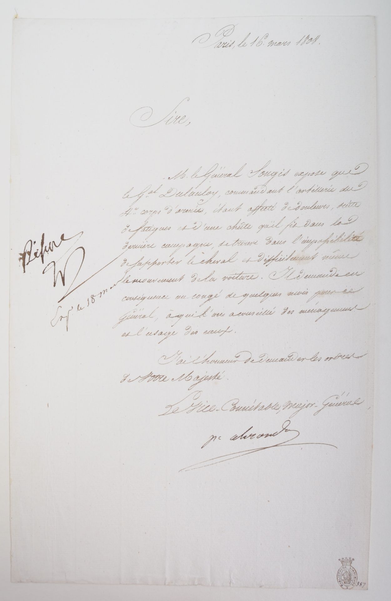 NAPOLEONIC WARS - EXCEPTIONAL COLLECTION OF LETTERS - Image 32 of 216