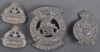 WWI FIRST WORLD WAR CANADIAN EXPEDITIONARY FORCE BADGES