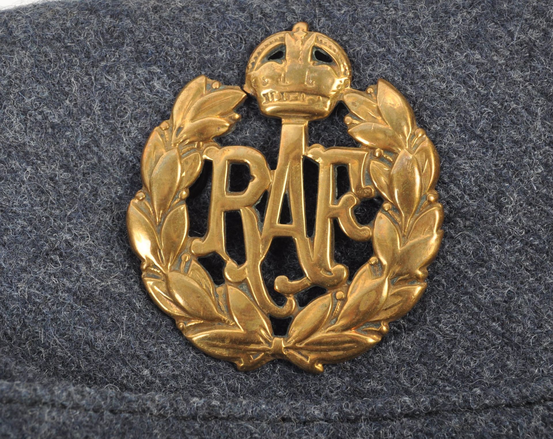 ORIGINAL WWII SECOND WORLD WAR 1940 DATED RAF FORAGE SIDE CAP - Bild 4 aus 6