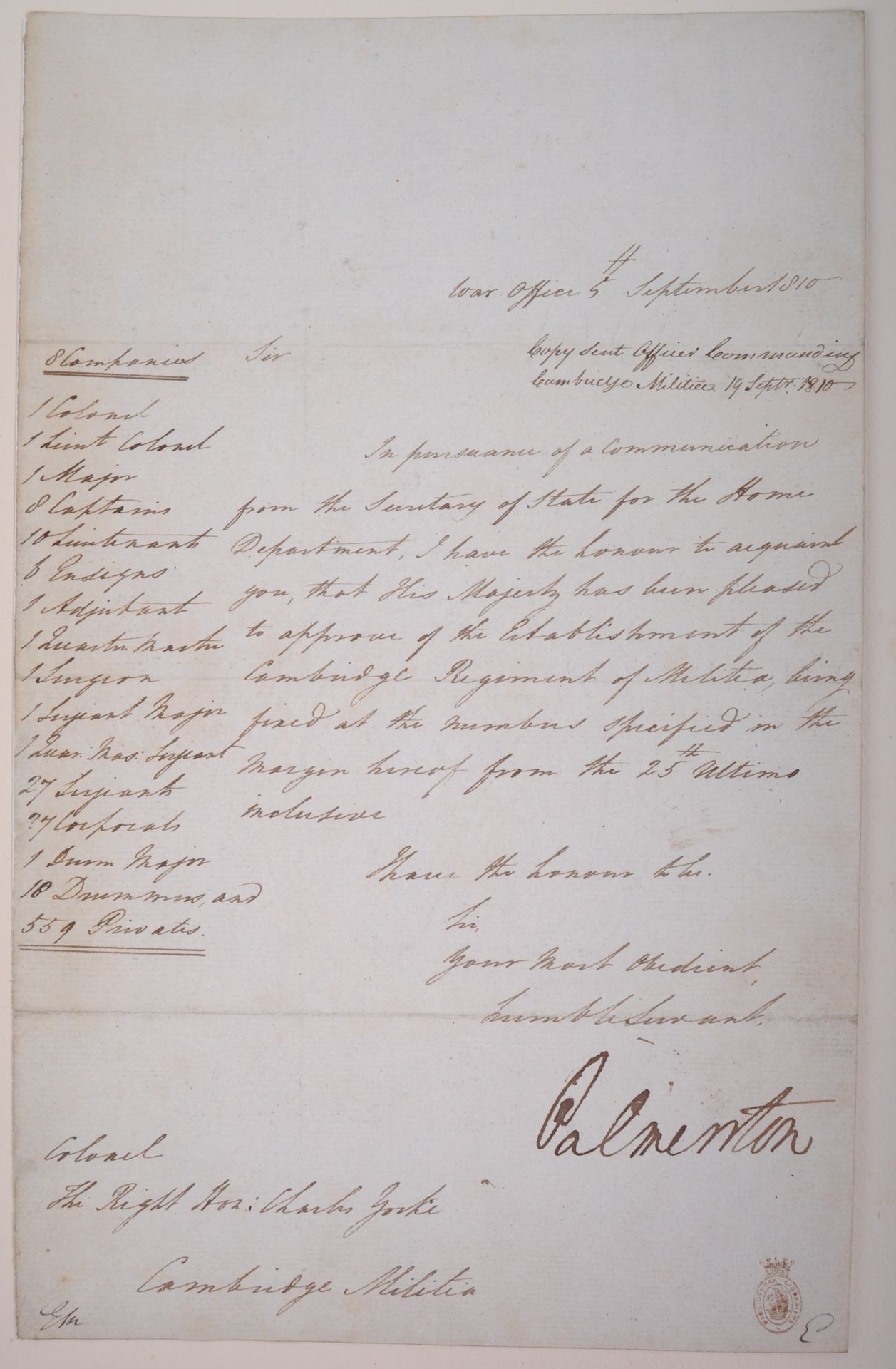 NAPOLEONIC WARS - EXCEPTIONAL COLLECTION OF LETTERS - Image 7 of 216