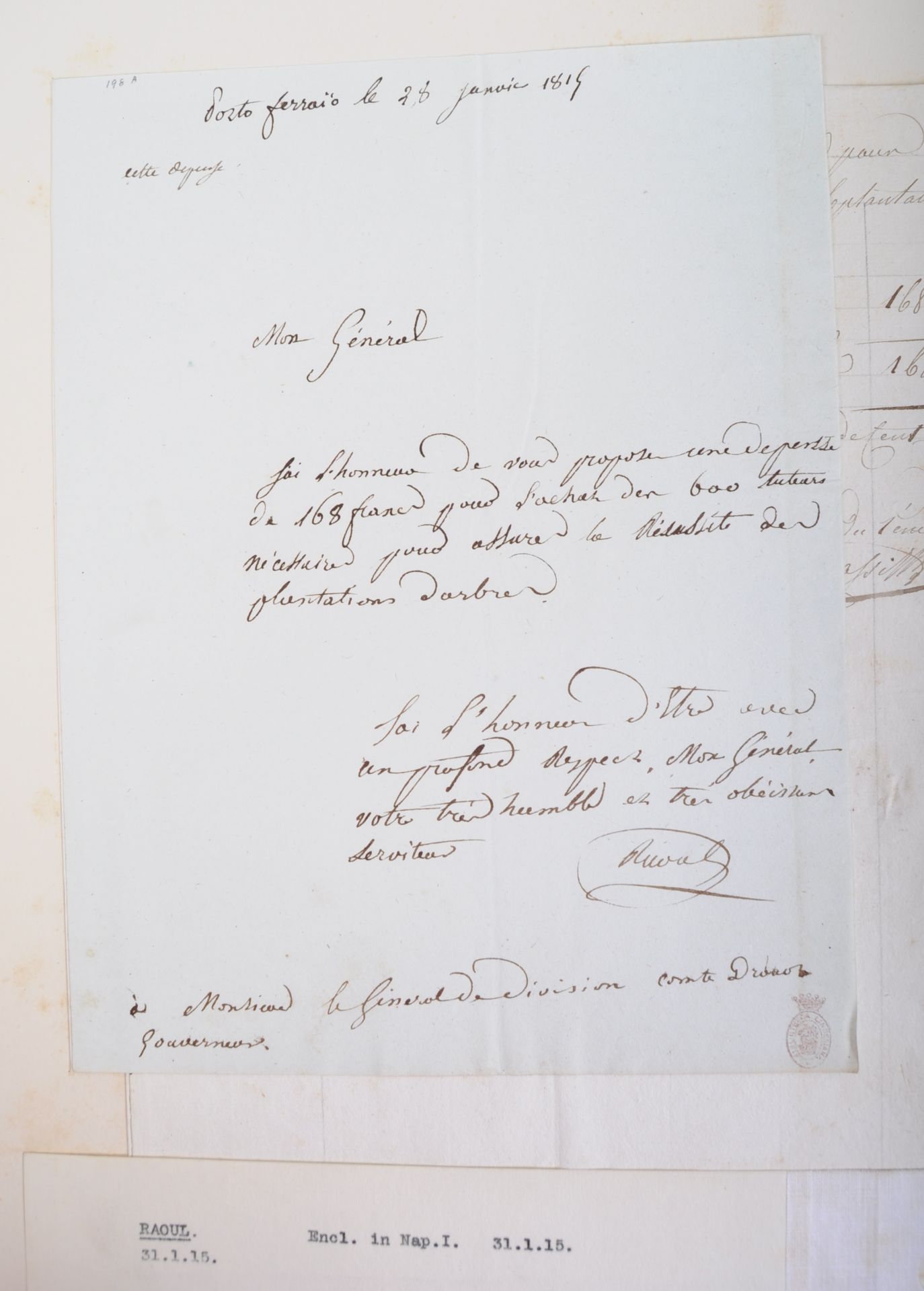 NAPOLEONIC WARS - EXCEPTIONAL COLLECTION OF LETTERS - Image 41 of 216