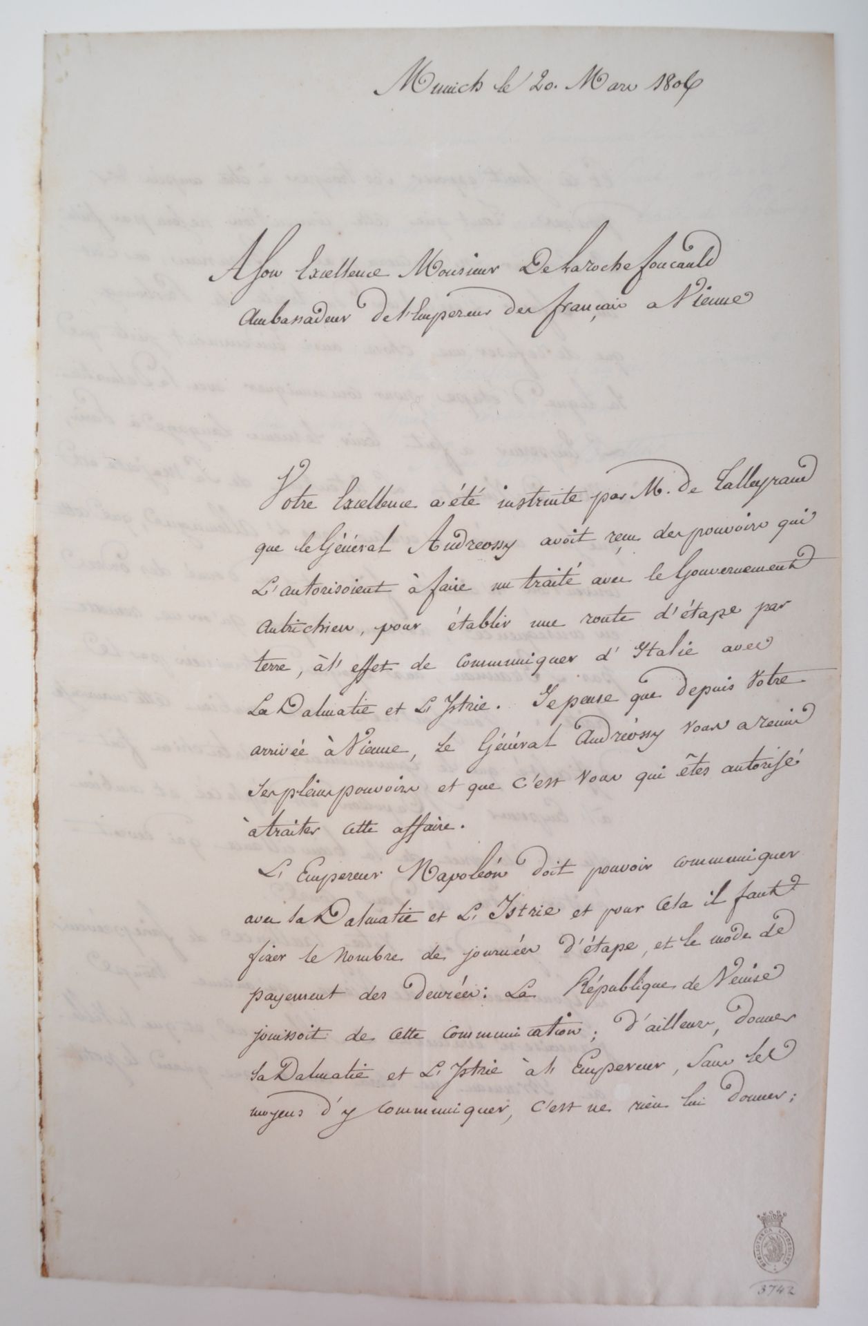 NAPOLEONIC WARS - EXCEPTIONAL COLLECTION OF LETTERS - Image 112 of 216