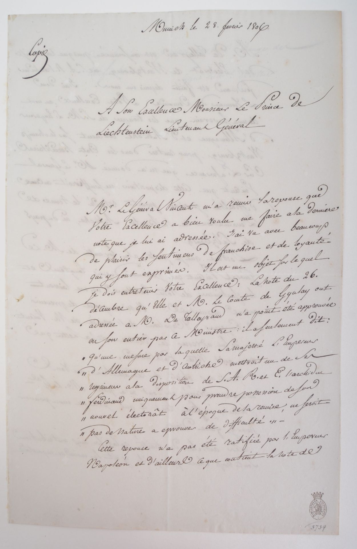 NAPOLEONIC WARS - EXCEPTIONAL COLLECTION OF LETTERS - Image 107 of 216