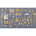 LARGE COLLECTION OF ROYAL & MERCHANT NAVY LAPEL BADGES