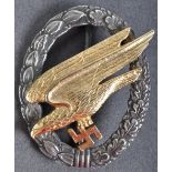 WWII SECOND WORLD WAR TYPE GERMAN PARACHUTIST'S BADGE