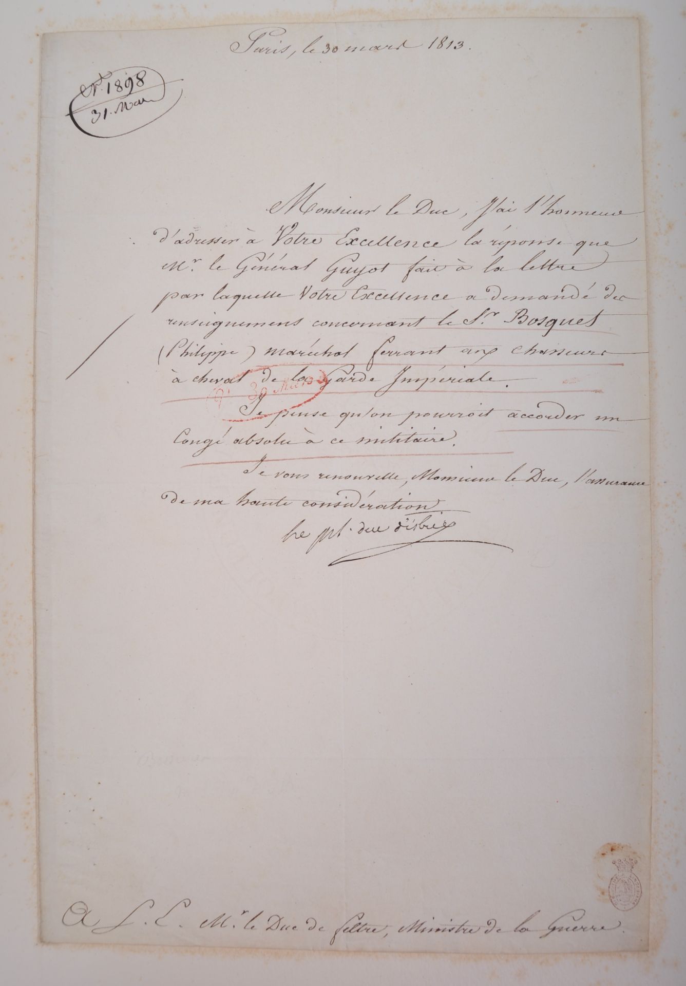 NAPOLEONIC WARS - EXCEPTIONAL COLLECTION OF LETTERS - Image 15 of 216