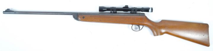 VINTAGE BSA METEOR .22 CALIBRE AIR RIFLE WITH SCOPE