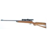VINTAGE BSA METEOR .22 CALIBRE AIR RIFLE WITH SCOPE