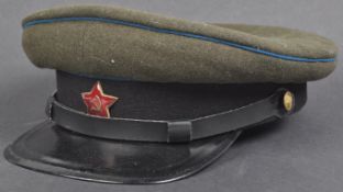 WWII SOVIET RED ARMY MILITARY ENGINEER CORPS OFFICER CAP