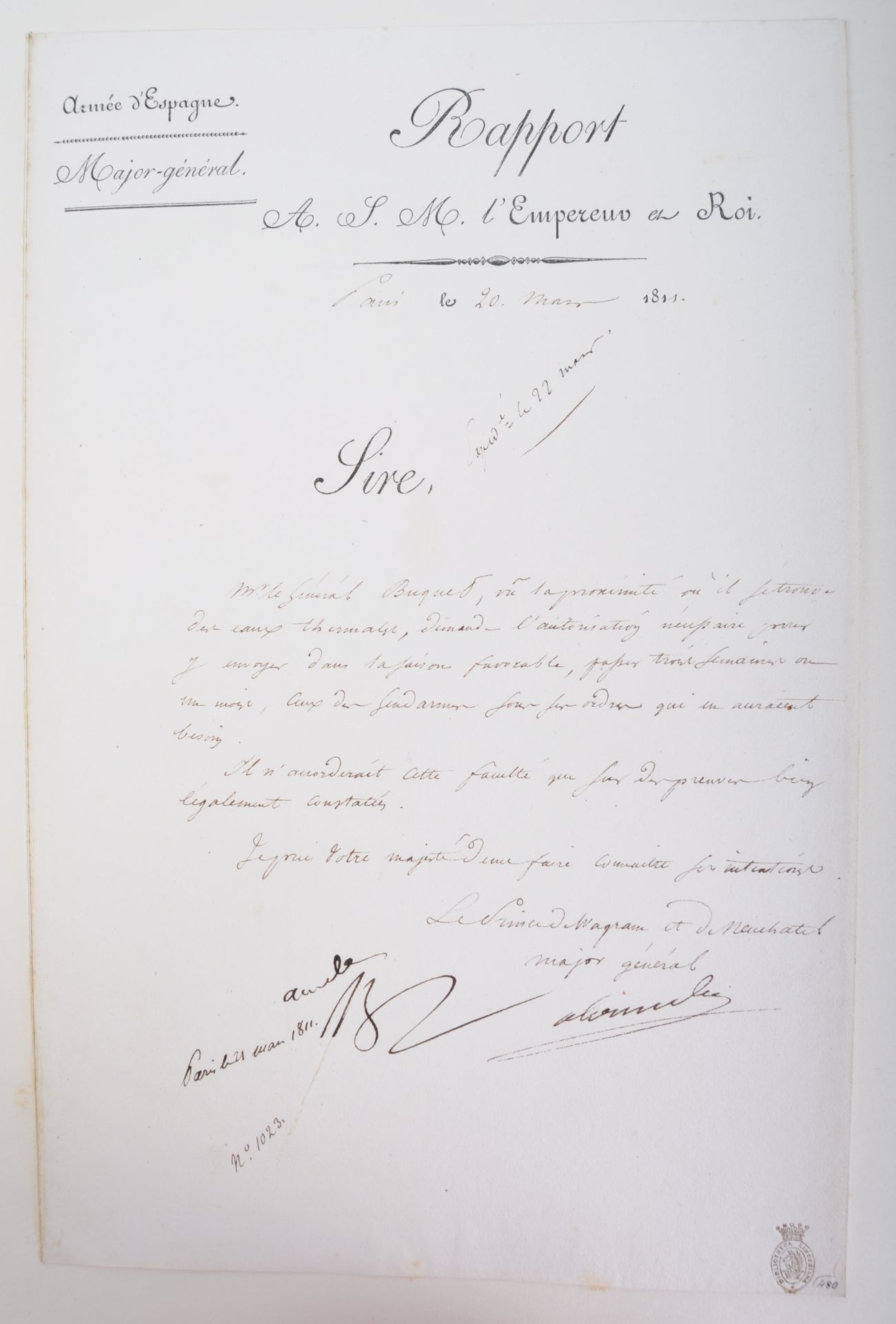 NAPOLEONIC WARS - EXCEPTIONAL COLLECTION OF LETTERS - Image 92 of 216