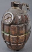 WWI FIRST WORLD WAR BRITISH ARMY MILLS BOMB HAND GRENADE INERT