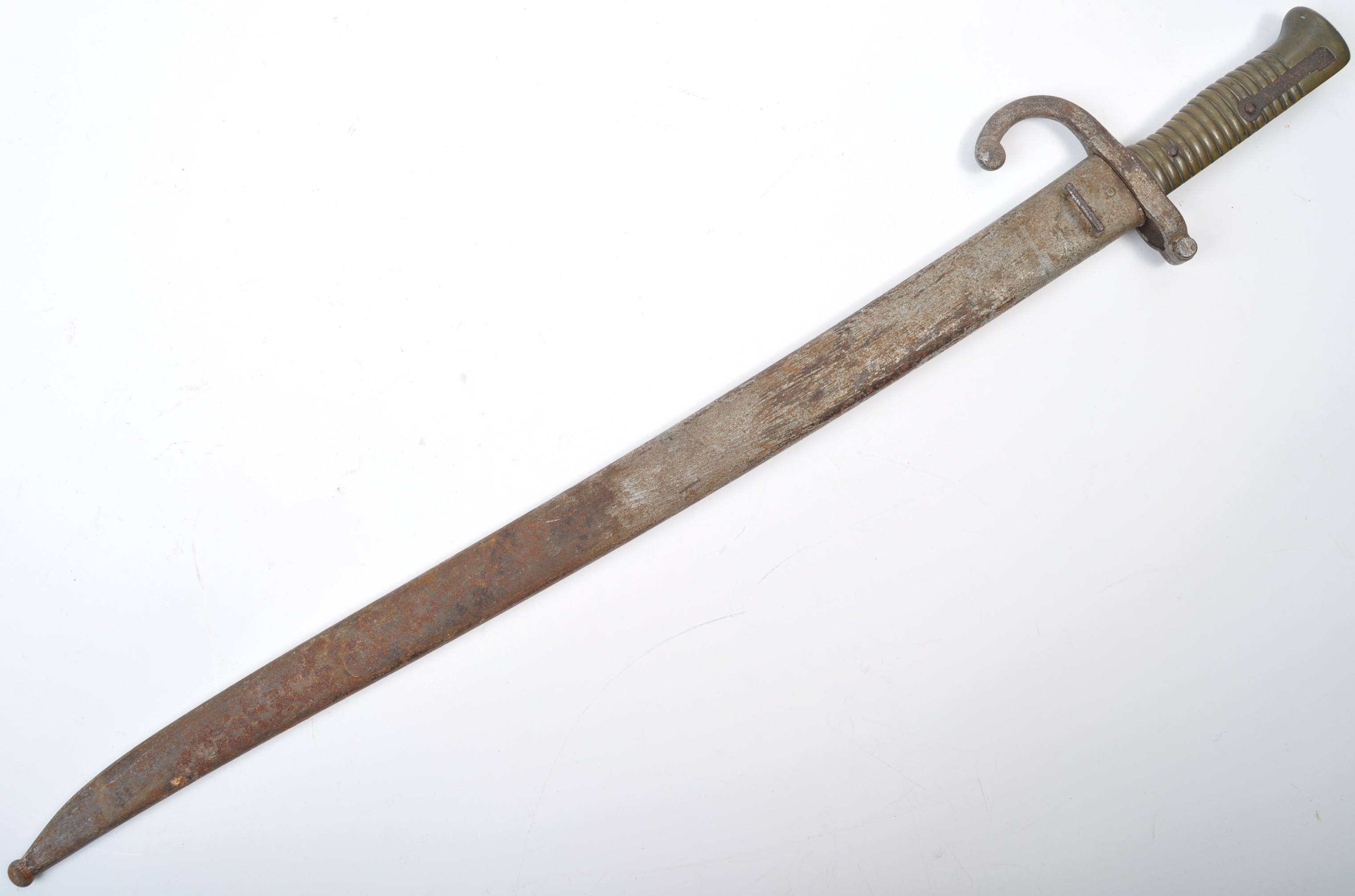 19TH CENTURY ANTIQUE FRENCH SWORD BAYONET - Image 7 of 7