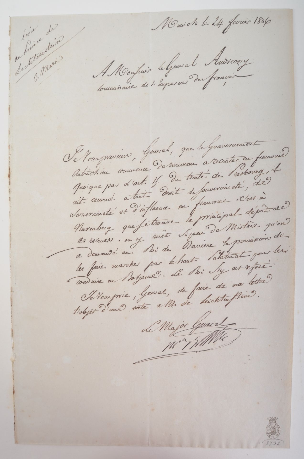 NAPOLEONIC WARS - EXCEPTIONAL COLLECTION OF LETTERS - Image 81 of 216
