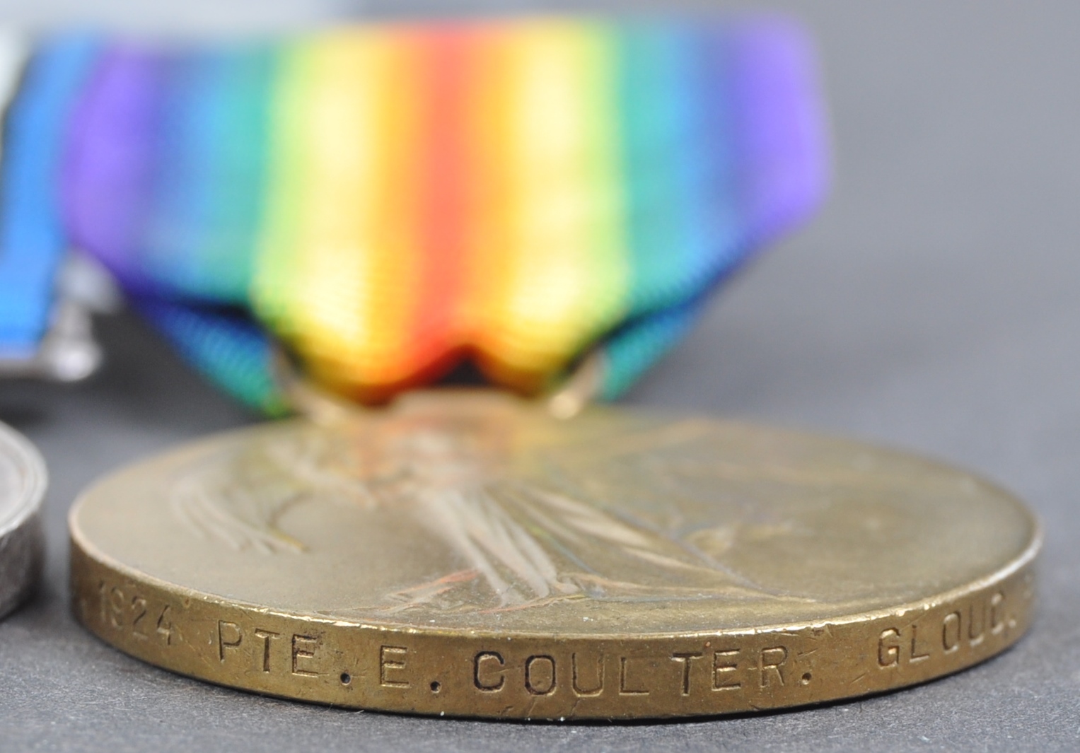 WWI FIRST WORLD WAR MEDAL TRIO - GLOUCESTERSHIRE REGIMENT - Image 3 of 6