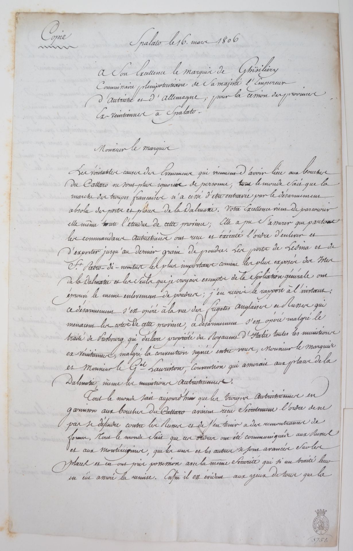 NAPOLEONIC WARS - EXCEPTIONAL COLLECTION OF LETTERS - Image 209 of 216