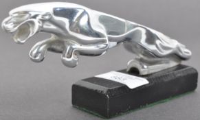 VINTAGE CHROME METAL JAGUAR CAR BONNET MASCOT