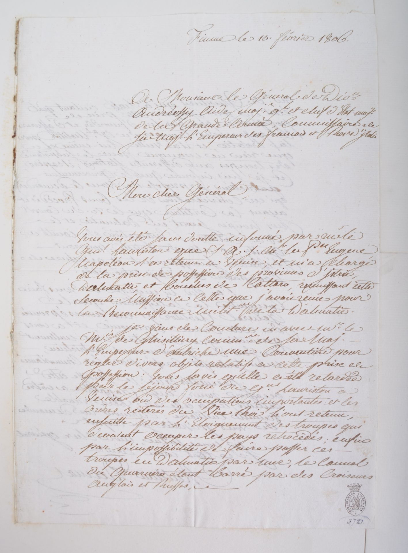 NAPOLEONIC WARS - EXCEPTIONAL COLLECTION OF LETTERS - Image 159 of 216