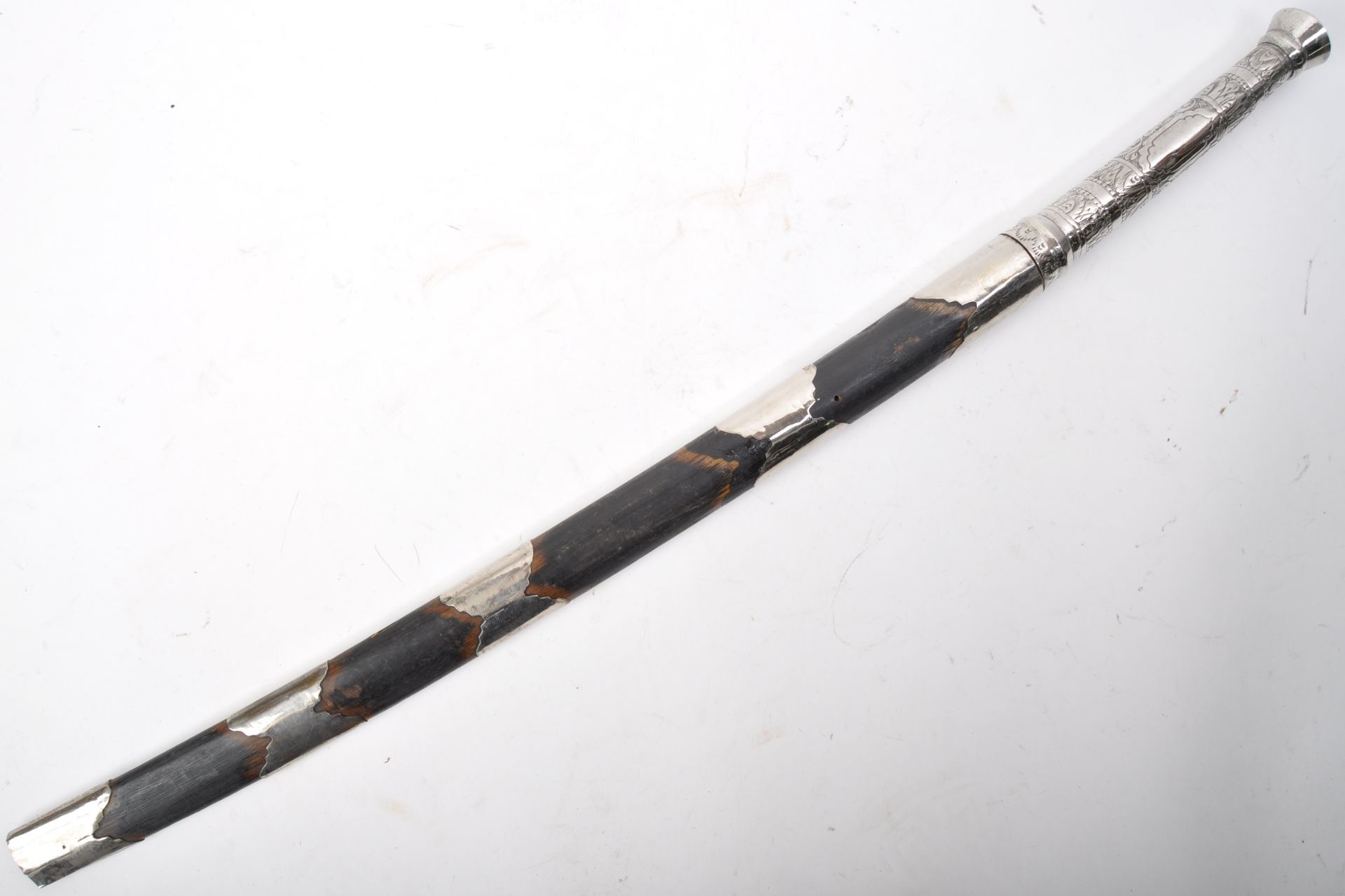 EARLY 20TH CENTURY BURMESE DHA SWORD - Bild 7 aus 8