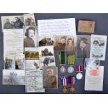 WWII SECOND WORLD WAR MEDAL GROUP & EFFECTS - ROYAL ARTILLERY