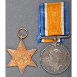 WWI FIRST WORLD WAR MEDAL - PRIVATE IN THE DORSET REGIMENT