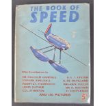 1930'S ' THE BOOK OF SPEED ' - FIRST EDITION HARDCOVER