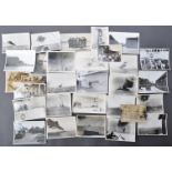 COLLECTION OF WWII ROYAL NAVY PERSONAL PHOTOGRAPHS OF SINKING SHIP