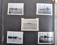 WWII SECOND WORLD WAR ROYAL NAVY MEDITERRANEAN PHOTO ALBUM