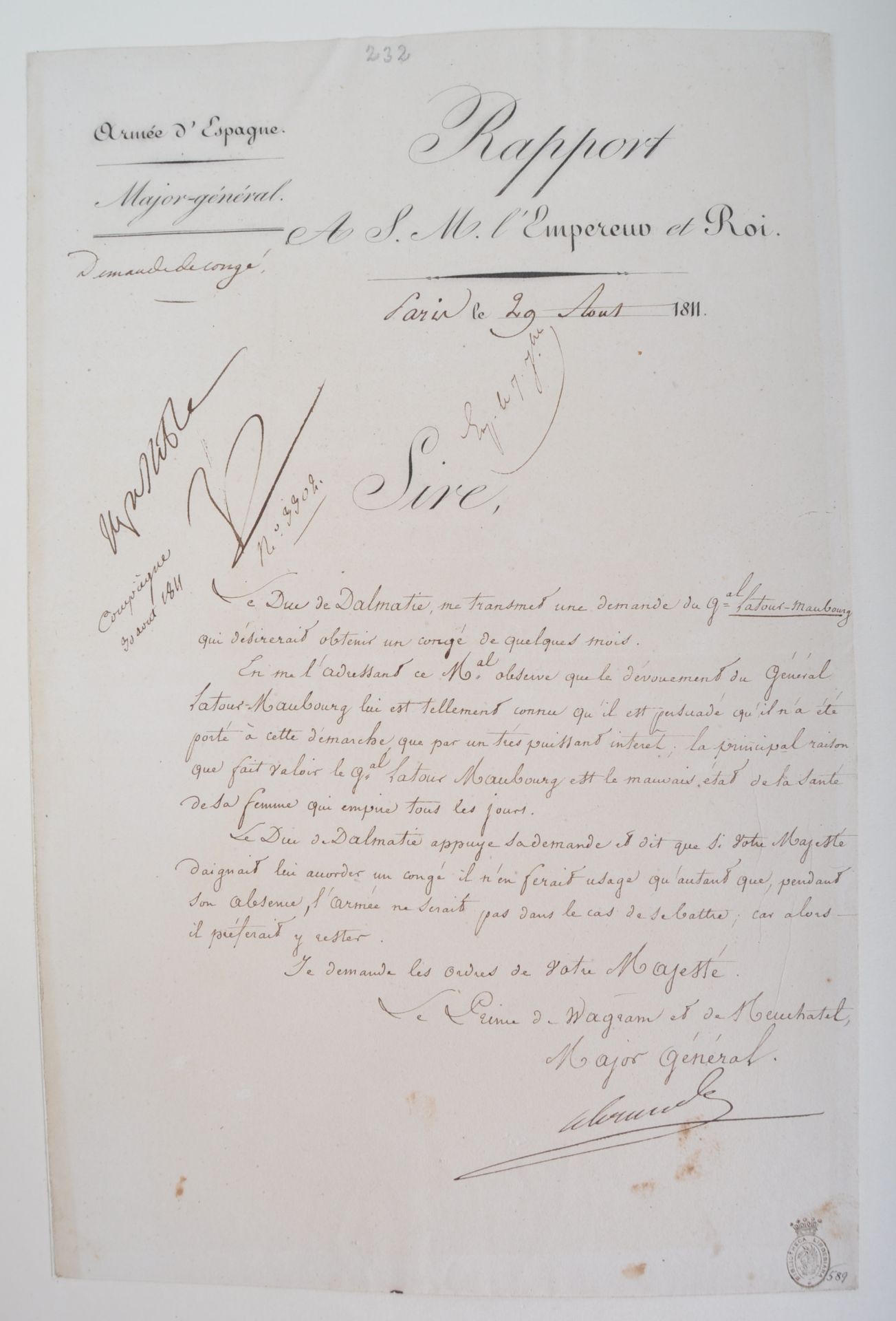 NAPOLEONIC WARS - EXCEPTIONAL COLLECTION OF LETTERS - Image 147 of 216