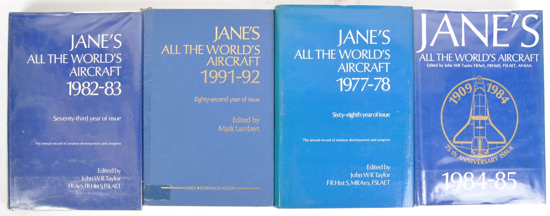 COLLECTION OF X4 JANES ALL THE WORLDS AIRCRAFTS BOOKS