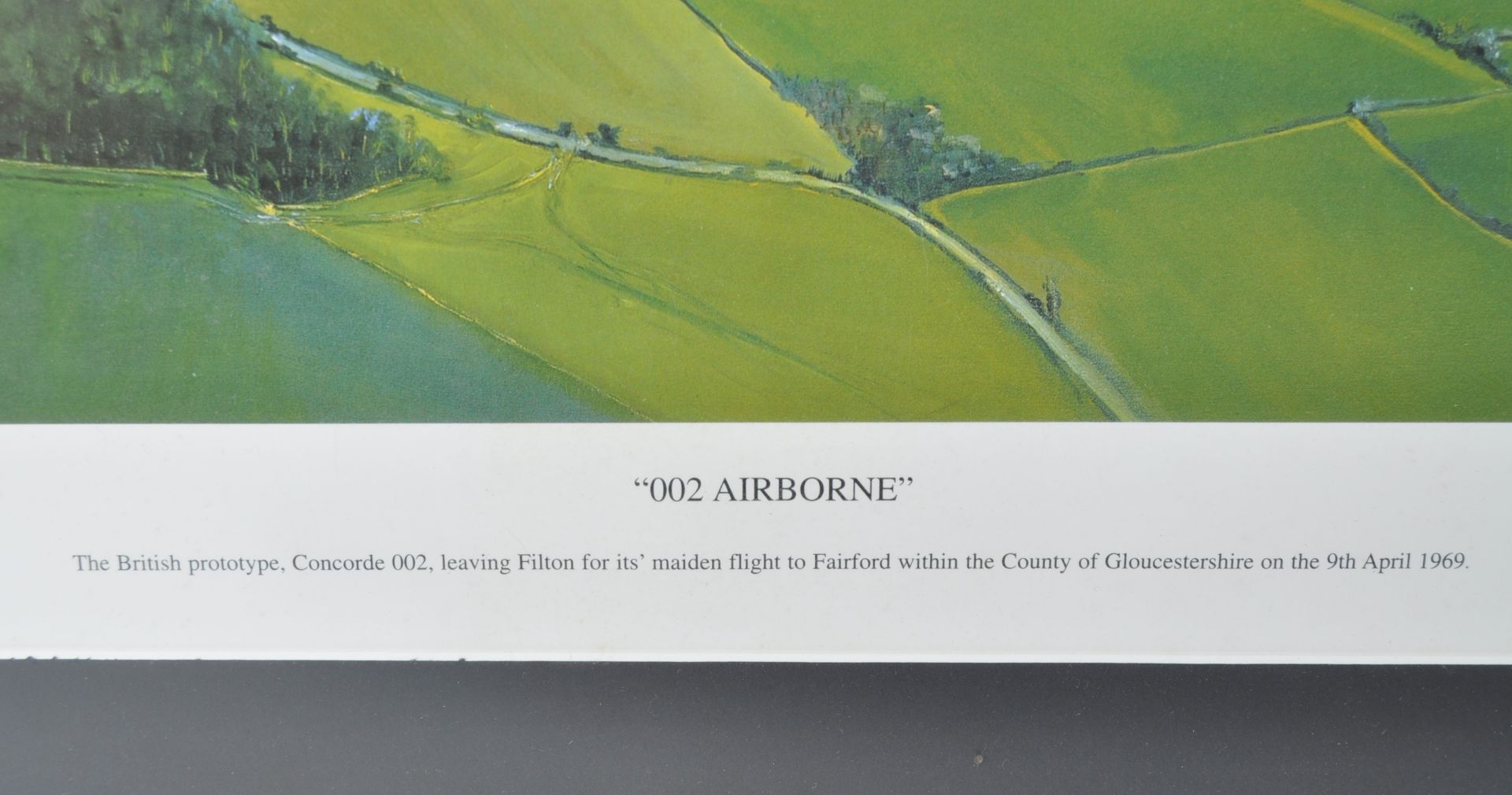 CONCORDE - ' 002 AIRBORNE ' LIMITED EDITION AUTOGRAPHED PRINT - Bild 6 aus 7