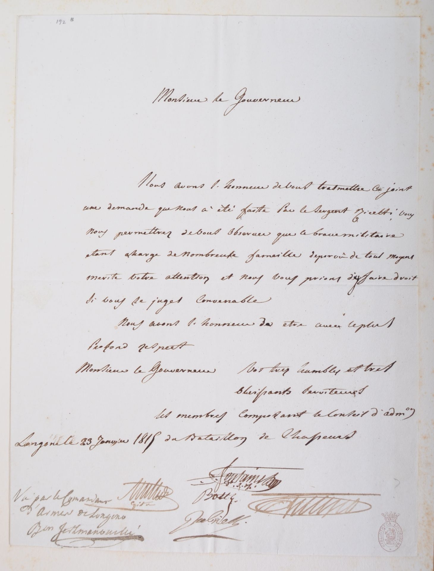 NAPOLEONIC WARS - EXCEPTIONAL COLLECTION OF LETTERS - Image 157 of 216