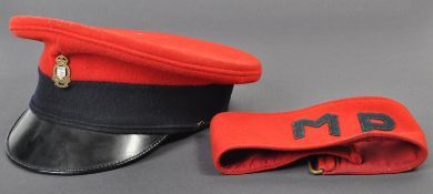 ROYAL ARMY ORDNANCE CORP CAP & MILITARY POLICE ARMBAND