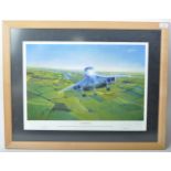 CONCORDE - ' 002 AIRBORNE ' LIMITED EDITION AUTOGRAPHED PRINT