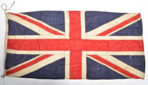 ORIGINAL VINTAGE WWII SECOND WORLD WAR ERA BRITISH FLAG