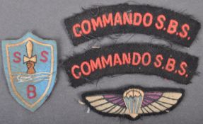 WWII INTEREST - COLLECTION OF CLOTH UNIFORM PATCHES