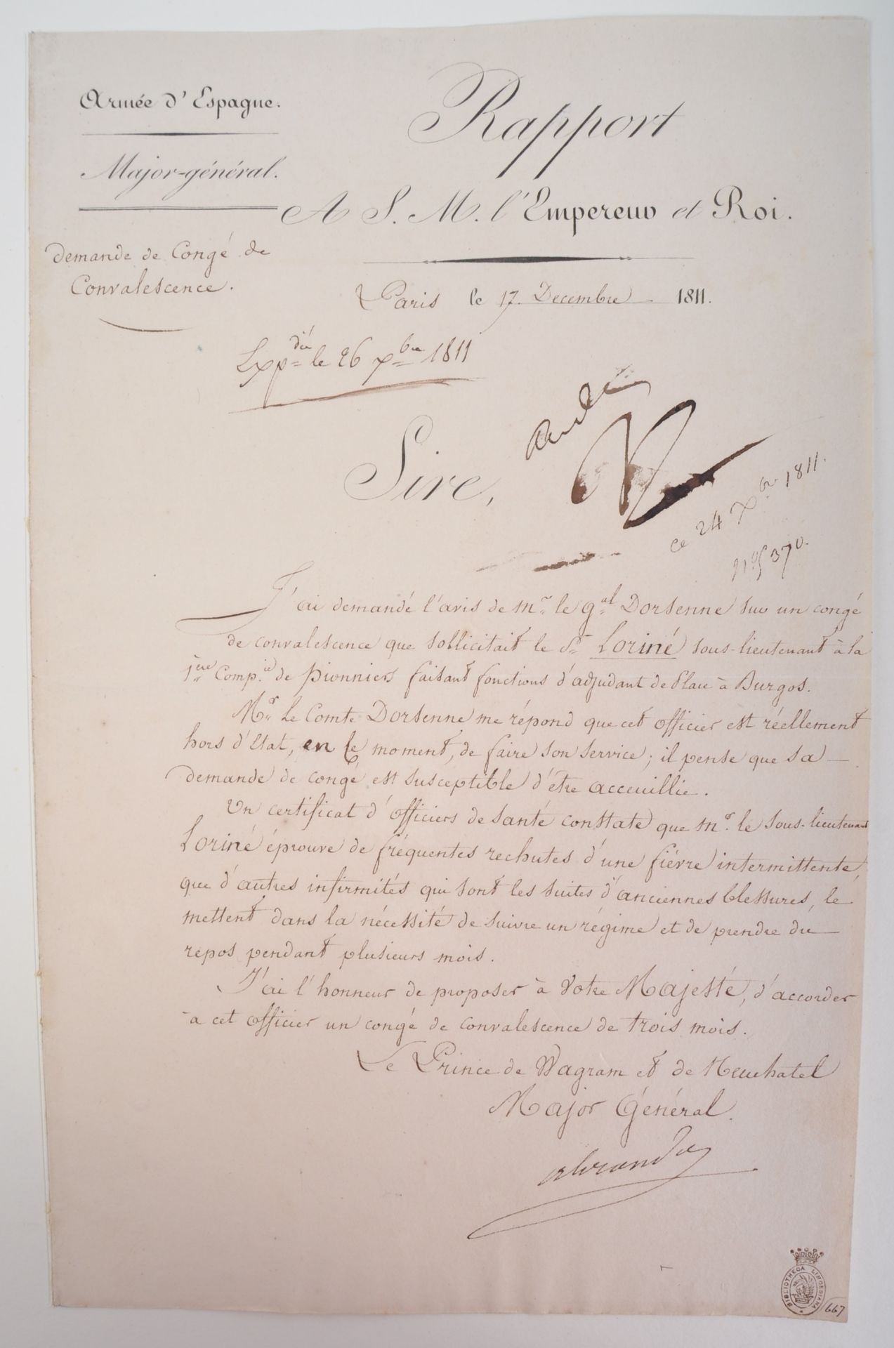 NAPOLEONIC WARS - EXCEPTIONAL COLLECTION OF LETTERS - Image 96 of 216