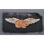 WWII TYPE GUINEA PIG CLUB UNIFORM PATCH FOR BURNS VICTIMS