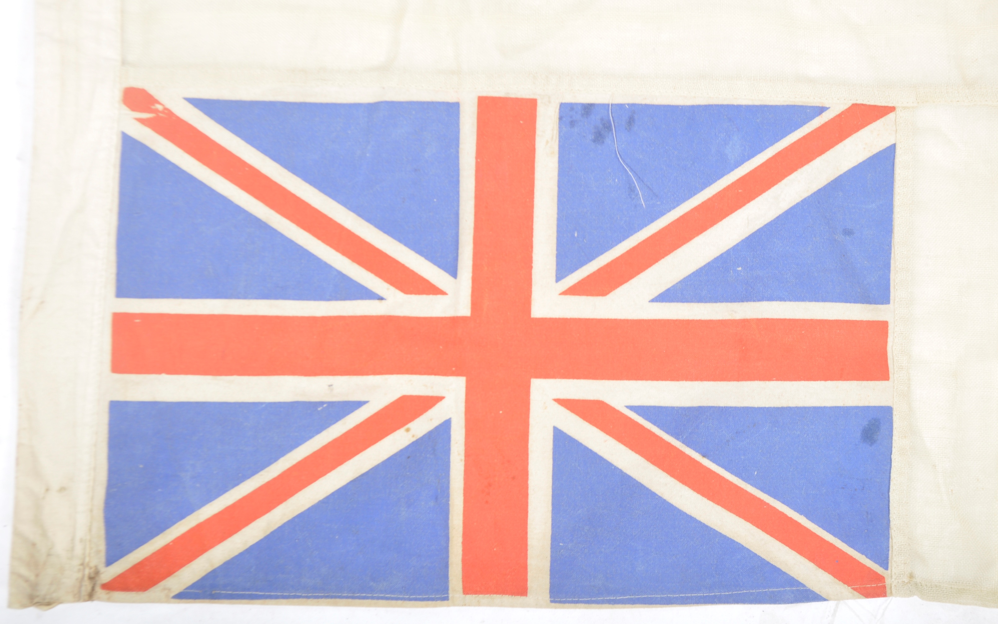 RARE ORIGINAL WWII SECOND WORLD WAR VE DAY CELEBRATION FLAG - Image 2 of 5