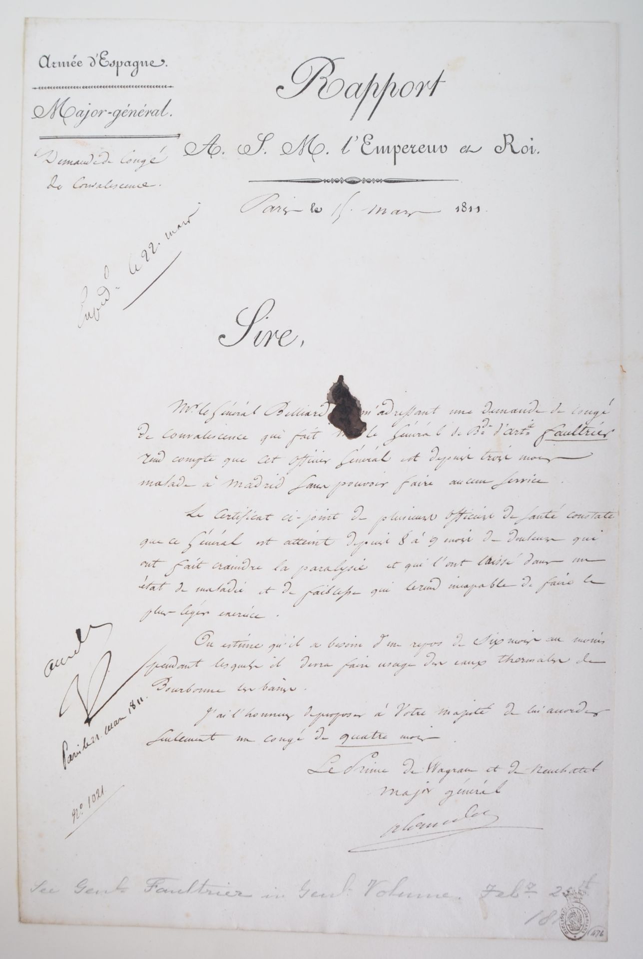 NAPOLEONIC WARS - EXCEPTIONAL COLLECTION OF LETTERS - Image 30 of 216
