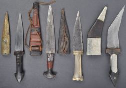COLLECTION OF X4 ANTIQUE ETHNIC DAGGERS