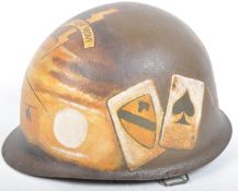 VIETNAM WAR INTEREST M1 MEMORIAL HELMET