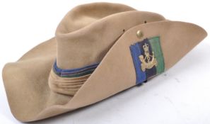 WWII SECOND WORLD WAR ' KING'S AFRICAN RIFLES ' SLOUCH HAT