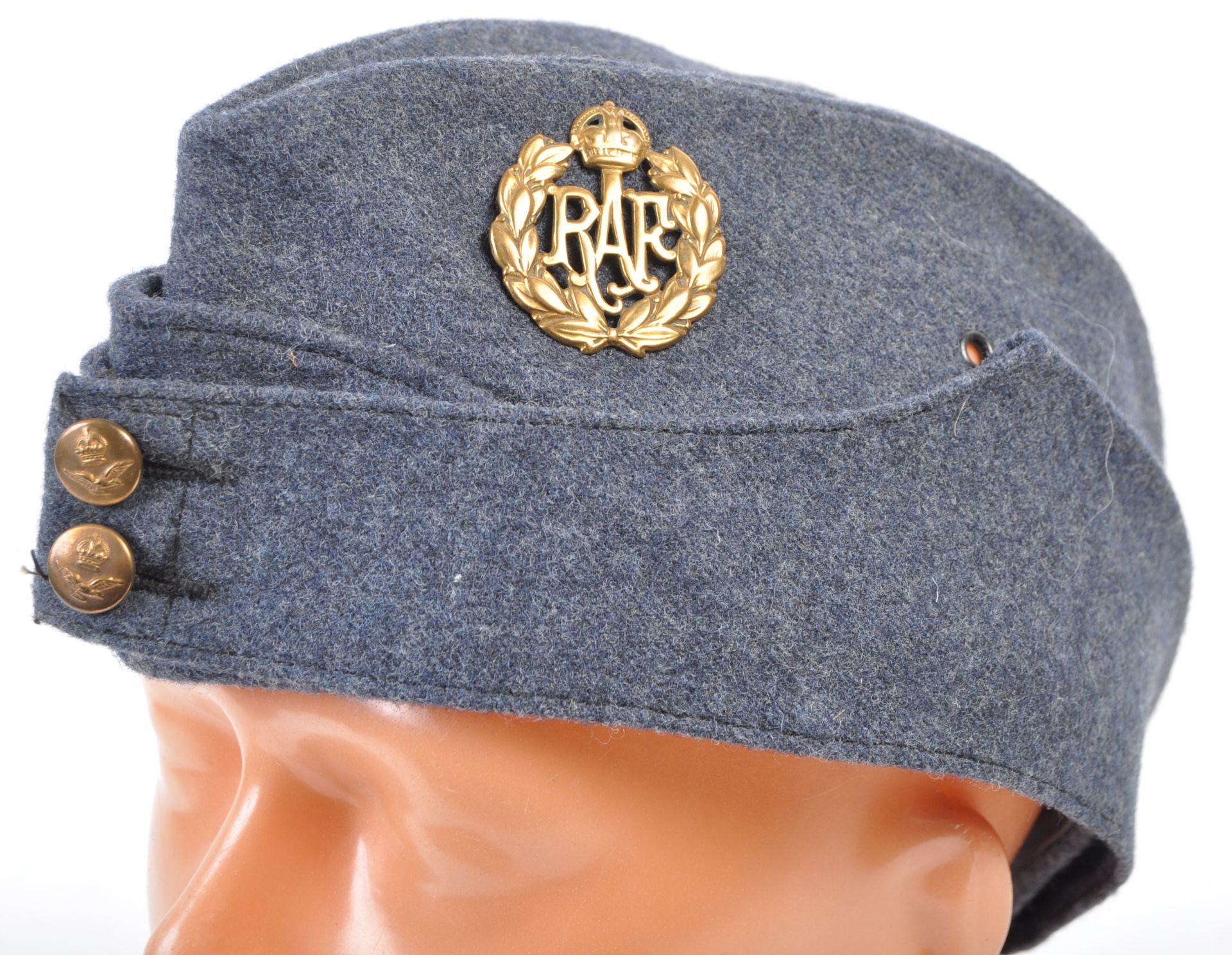 ORIGINAL WWII SECOND WORLD WAR 1940 DATED RAF FORAGE SIDE CAP - Bild 6 aus 6