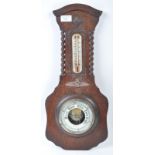 WWII SECOND WORLD WAR RAF RELATED OAK BAROMETER - SCAMPTON INTEREST